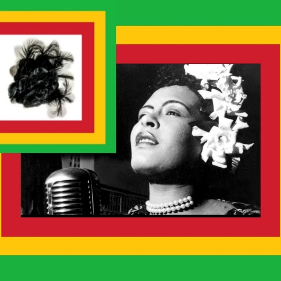 Motherskiss Accessories - LADY DAY BLOOM (BLACK NAGORIE GOOSE FEATHERS)